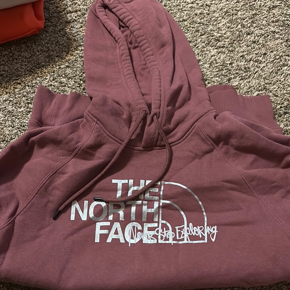 The North Face Burgundy Hoodie